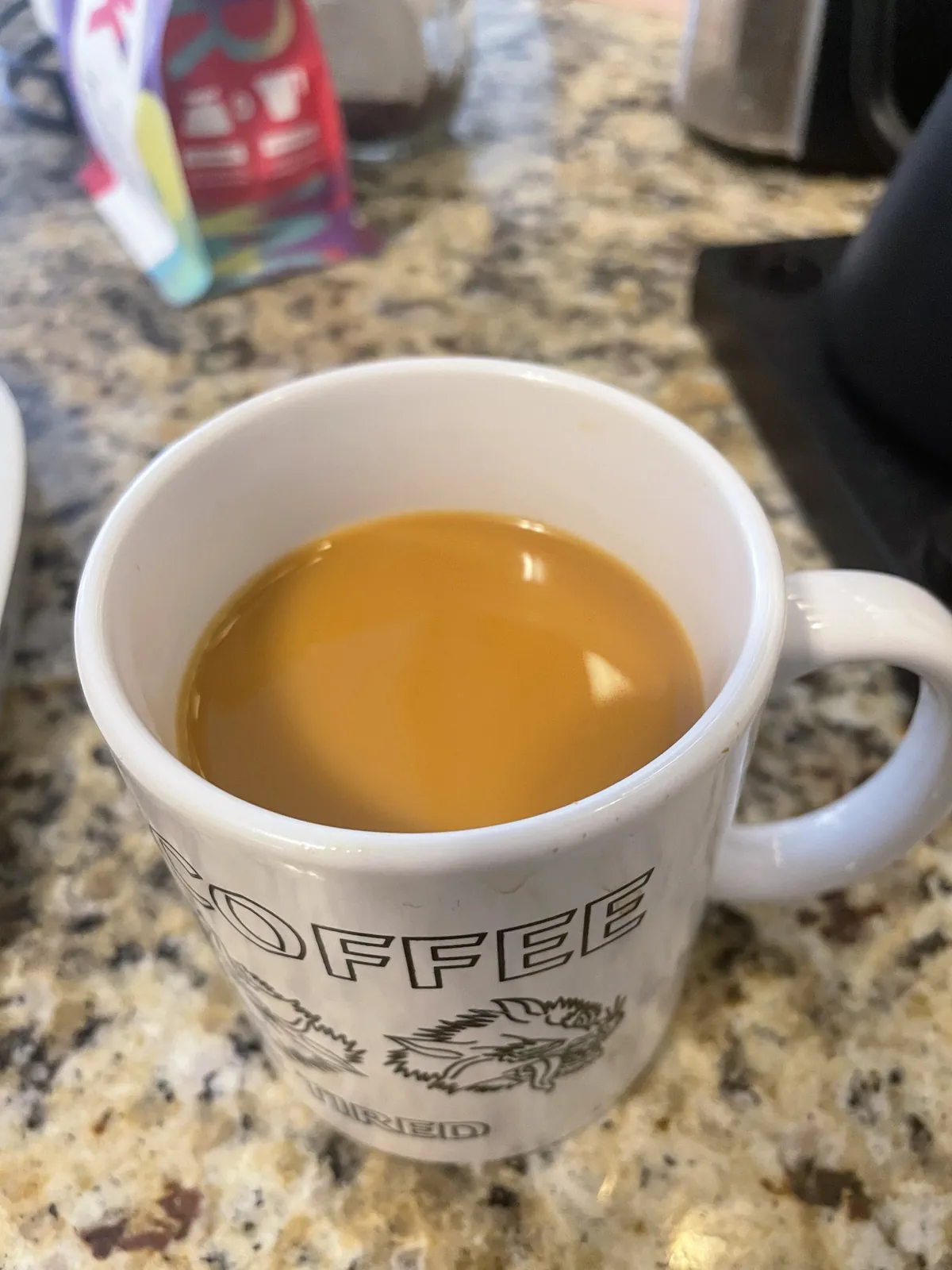 Pour over with cream