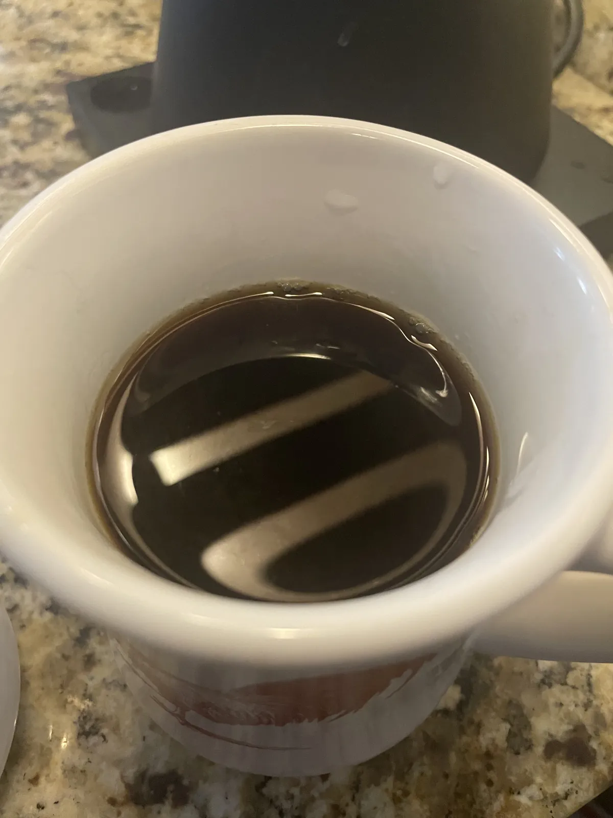 Pour over, black